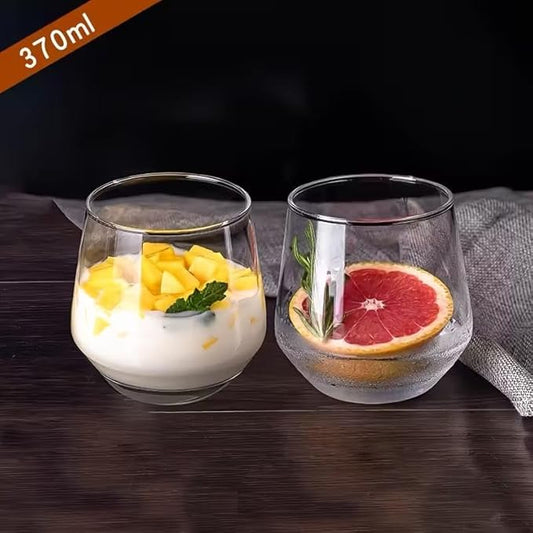 Vintage Drinking Glasses| Premium Water, Juice, Cocktails, Mocktails, Whisky & Beverage Glasses | Elegant & Durable Glassware for Everyday Use