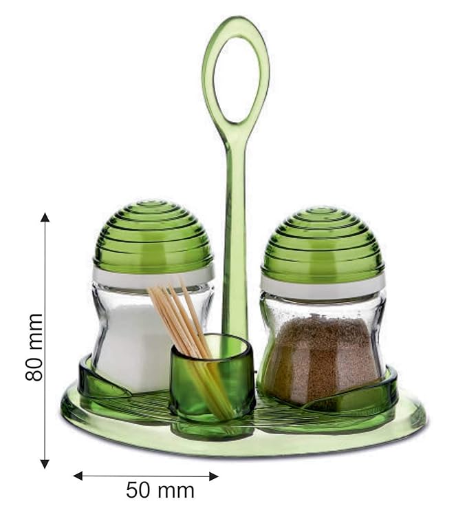 Twins Salt N Pepper Shaker 75ml each BOROSILICATE GLASS (2 Pcs.)
