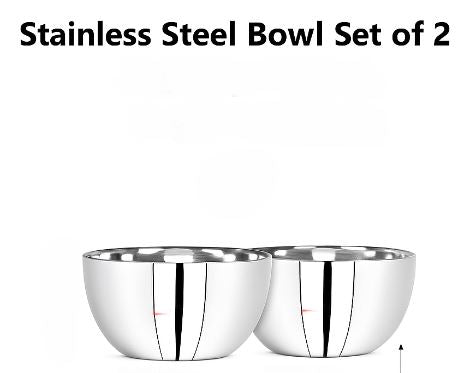 Stainless Steel SoLid Apple Bowl -9 INCH