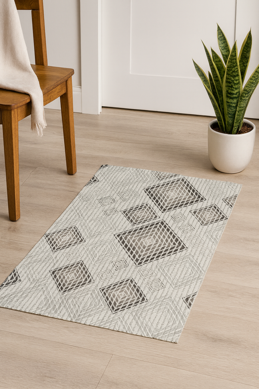 Modern Anti-Skid Floor Mat – Soft, Durable & Easy to Clean /Living Room/ Bedroom/ Bathroom
