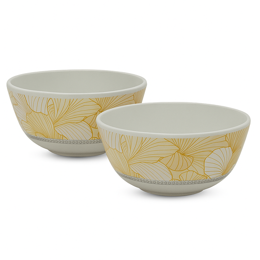 SUPERWARE | Pure Melamine |BOWL| Katori - Flore (3.5") | Stain Free, Glazed Finish