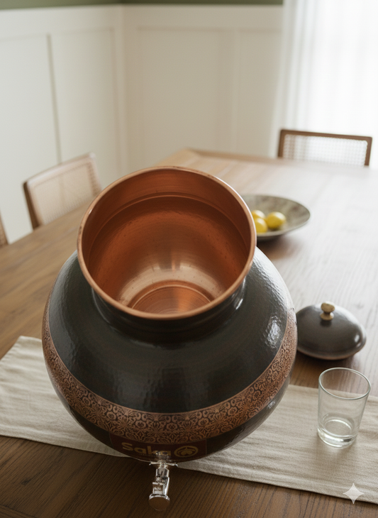 Wellness & Elegance: 14-Liter Pure Copper Water Dispenser