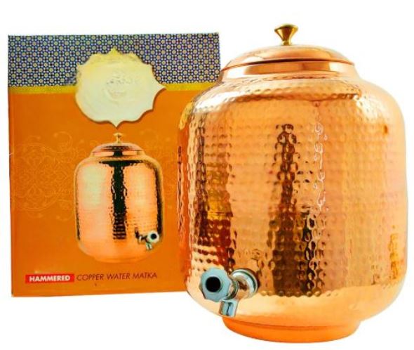Copper tank with tap, Copper water dispensor