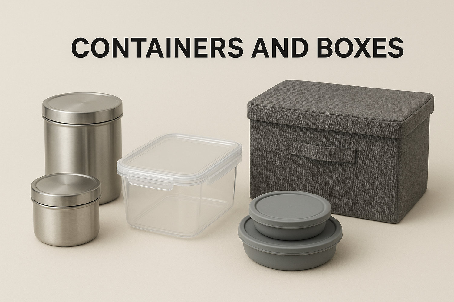 CONTAINERS & BOXES