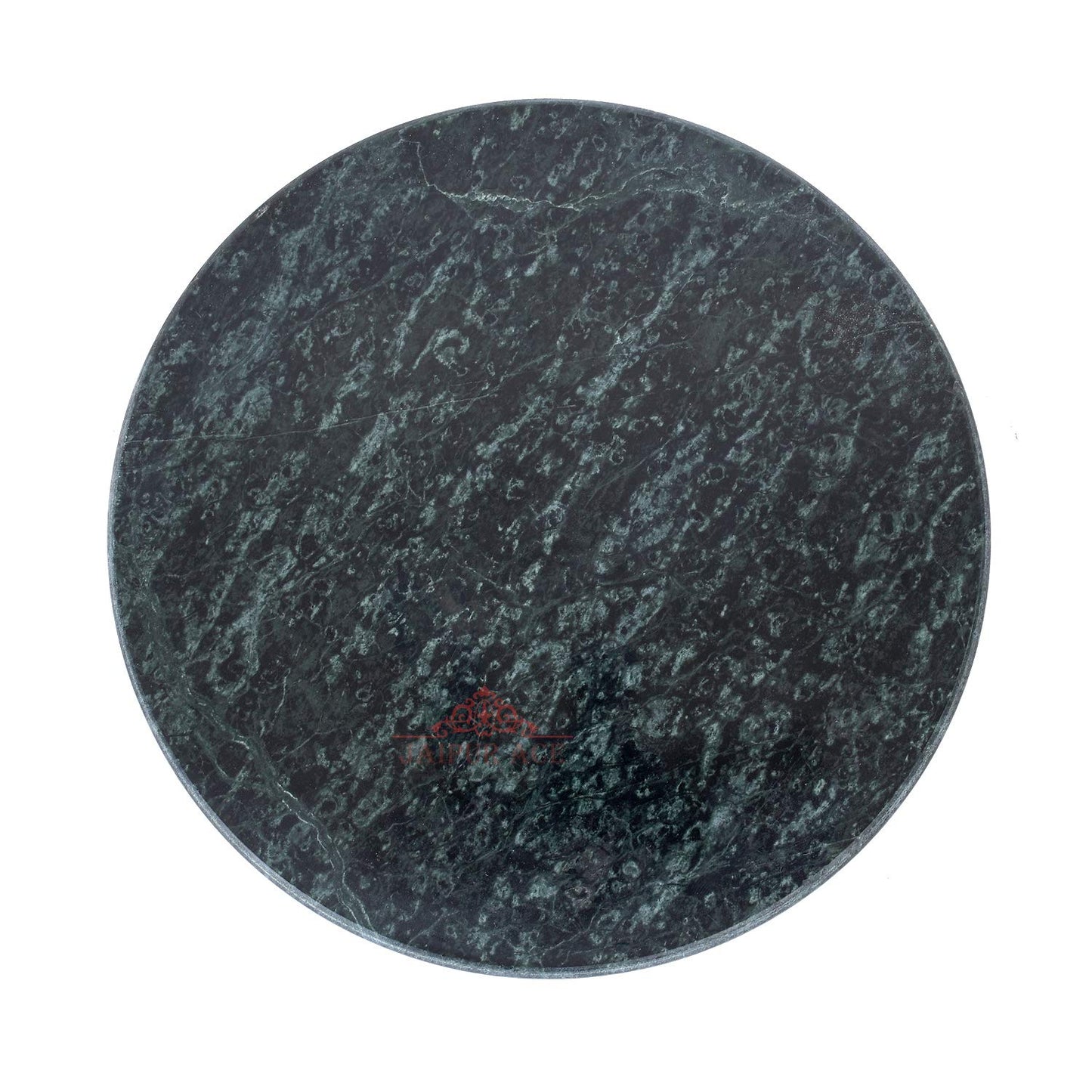 10 Inch Indian Green Marble Chakla or Granite Roti Maker | Rolling Pin Board | Roti Maker | Chapati Maker | papad chakla for Home & Kitchen | Full Finished Marble Chakla Kitchen Utensil