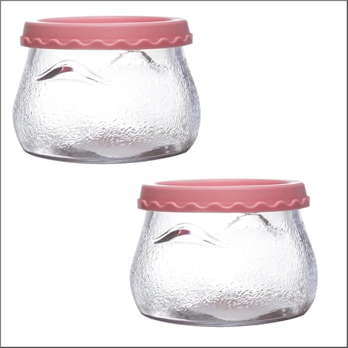Yera Glass Handi Jar with Plastic Lid - 410ml | Ideal for Pickles | Elegant and Practical Kitchen Storage Solution