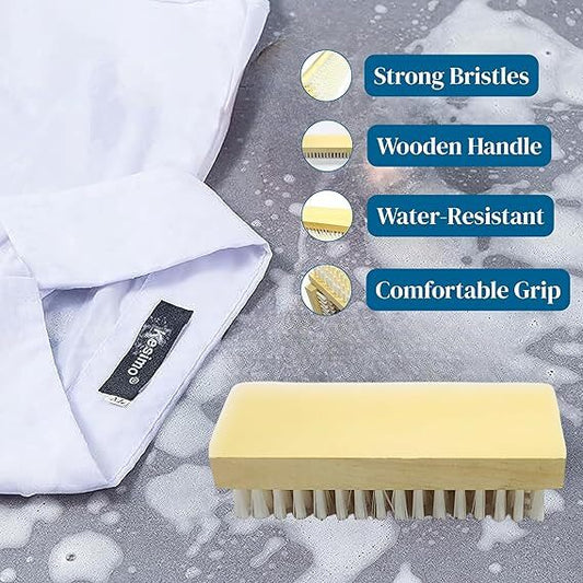 Wooden Laundry Brush Cloth Cleaning, Tiles, Bathroom, etc.