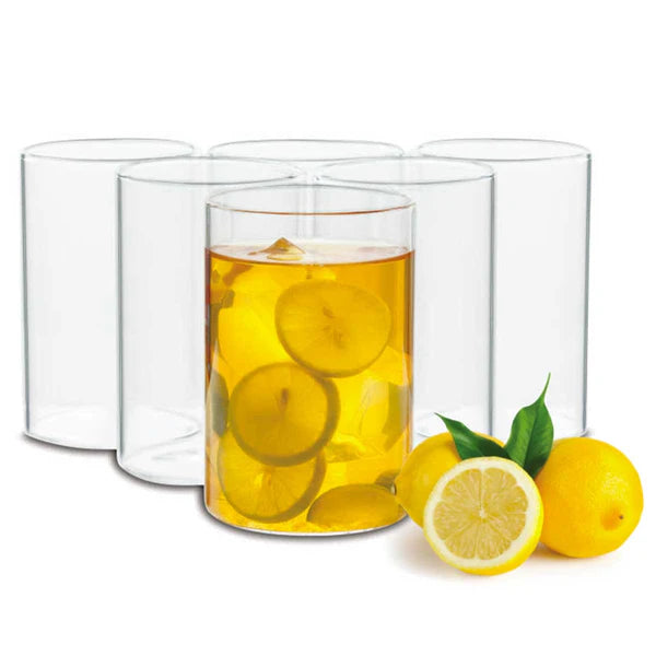 ilusion Borosilicate Glass Big, 350 ml. BOROSILICATE GLASS Set of 6 Pcs.
