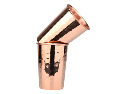 Pure Copper Classic Hammered Tumbler Large