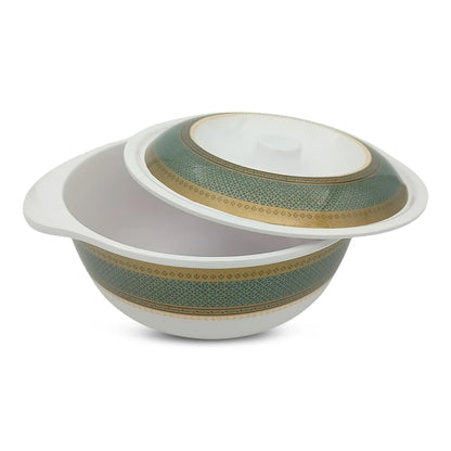 SUPERWARE | Pure Melamine | BRIDAL COLLECTION| Dinner Set - Bridal-Green | Set Of 37 Pcs. | Stain Free, Glazed Finish
