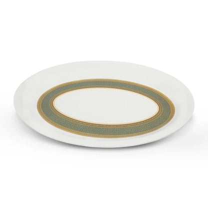SUPERWARE | Pure Melamine | BRIDAL COLLECTION| Dinner Set - Bridal-Green | Set Of 37 Pcs. | Stain Free, Glazed Finish