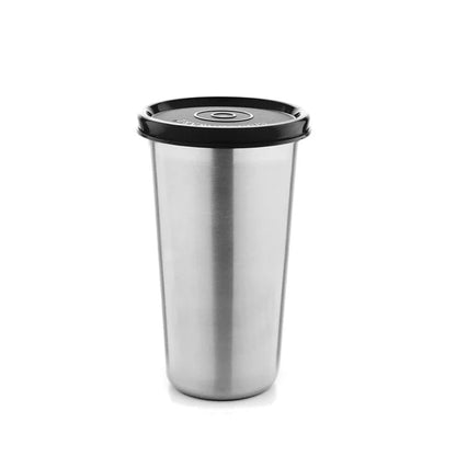 Tumbler (Steel) 420 ml. |Drinking Cup | Reusable Travel Tumbler With Leakproof Lid | To-Go Drink Cups for Juice, Smoothie, Iced Coffee, Milkshake, Cold Drinks & Snacks