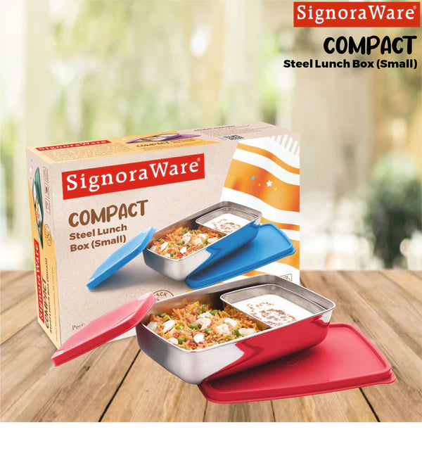 Compact Steel Lunch Box (Small)