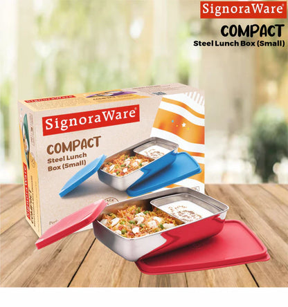 Compact Steel Lunch Box (Small)