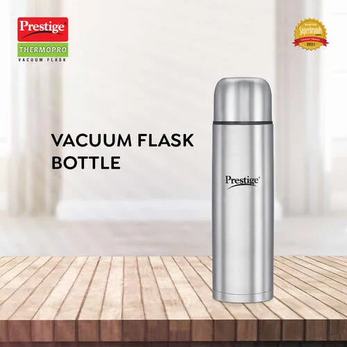 Prestige Thermopro PFSL 4 Stainless Steel Vacuum Flask, 1 L (Silver)