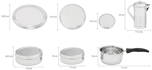 Stainless Steel 101 Pieces Stainless Steel Dinner Set Wedding Dinner Set Gift Dinner Set 101 Pack