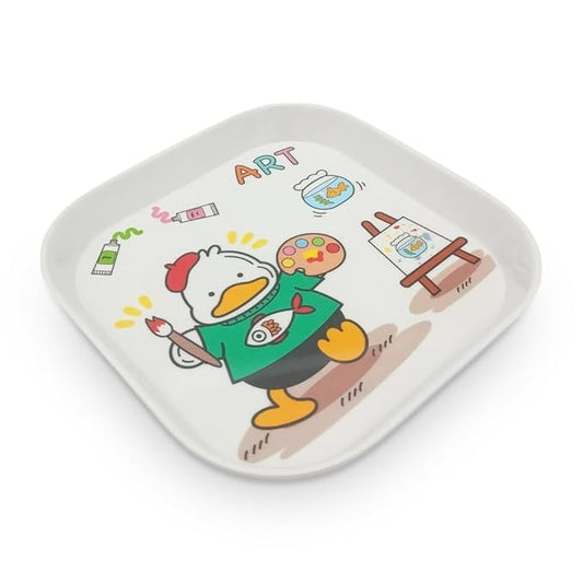 Superware Melamine  Kids Sandwich Plate Set Lightweight Children Dinnerware Safe NonToxic