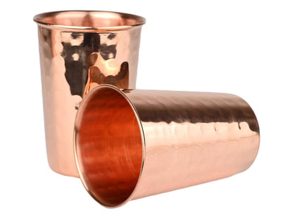 Pure Copper Classic Hammered Tumbler Large