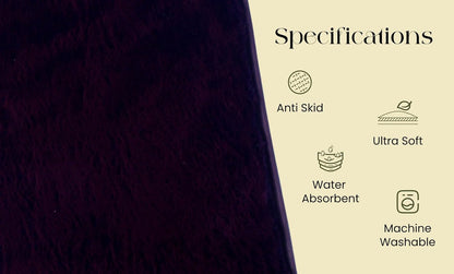 Home Rabbit Fur Soild Runner Super Soft, Anti-Slip, Washable, Rectangle, for Livingroom Rug, in Bedroom Bedside Runner/soft/very soft