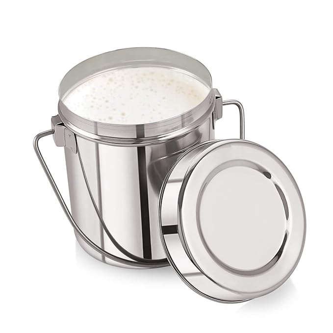 Stainless Steel Milk Pot – NO 10 – Capacity 1 Ltr.