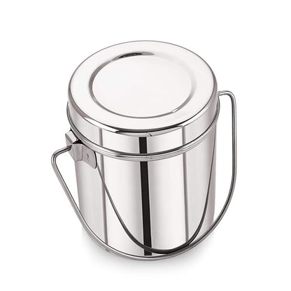 Stainless Steel Milk Pot – NO 10 – Capacity 1 Ltr.