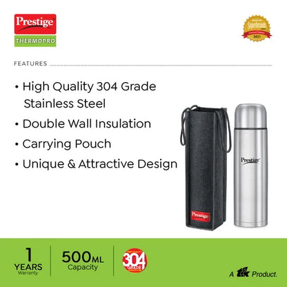 Prestige Thermopro Stainless Steel Flask PFSL 2 - 500ml