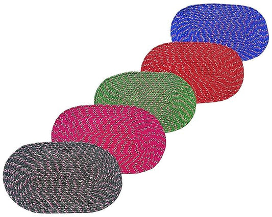 Oval Cotton Door Mats For Home And Office