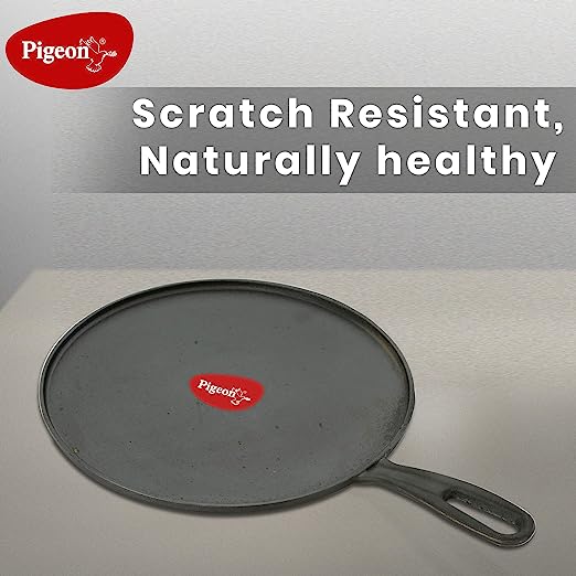 Pigeon Cast Iron Long Handle Dosa Tawa (280 mm/250 mm/300 mm)