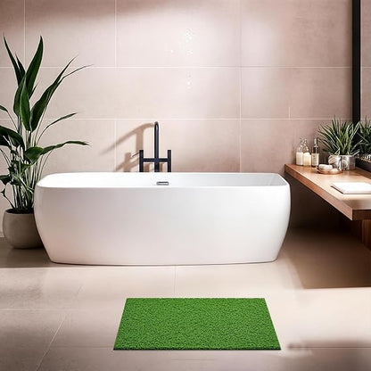 Artificial Grass for Balcony Or Doormat, Soft and Durable Plastic Turf Carpet Mat, Artificial Grass 16inch -24inch, Green