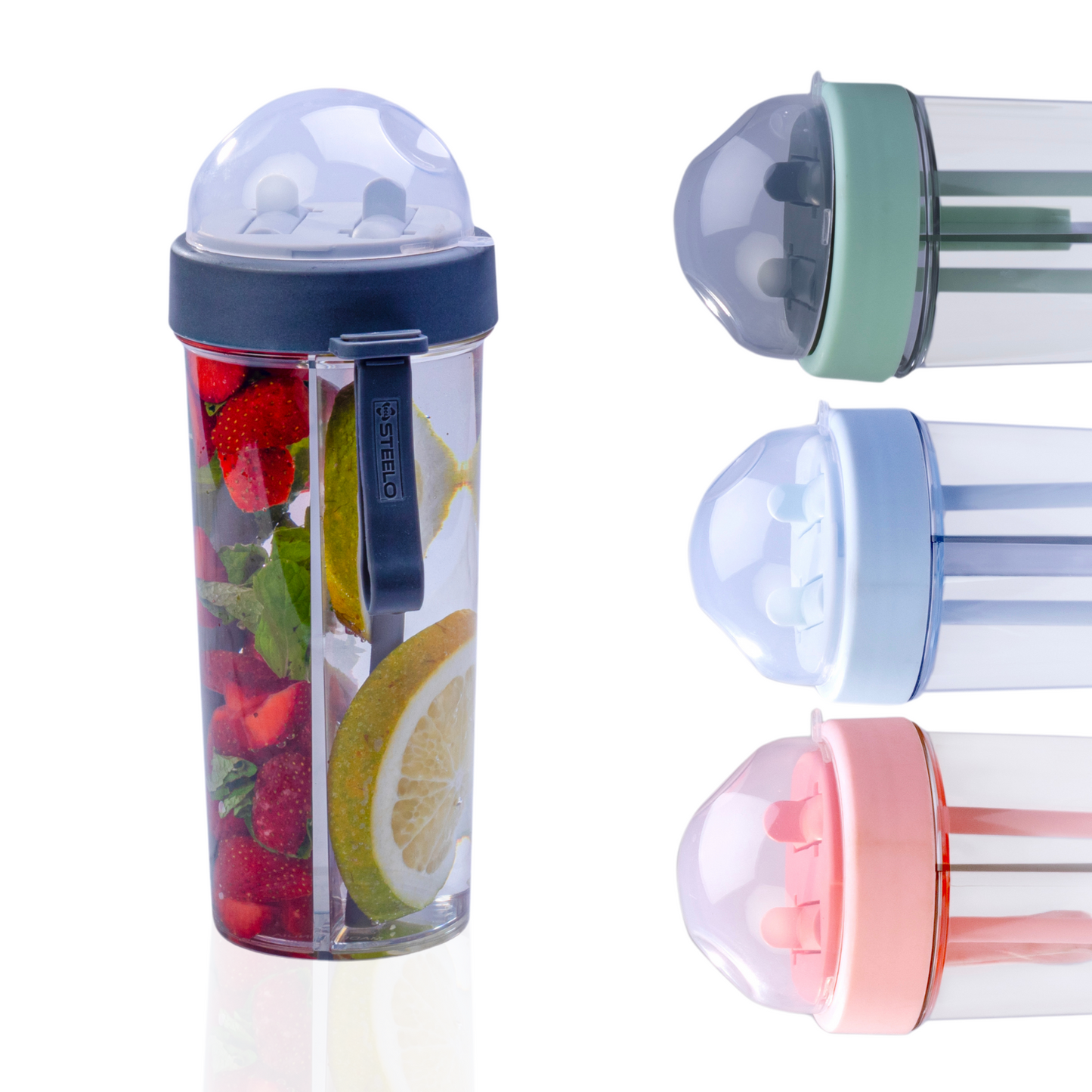 Steelo Sipmate Dual Sipper 2 in 1 Bottle