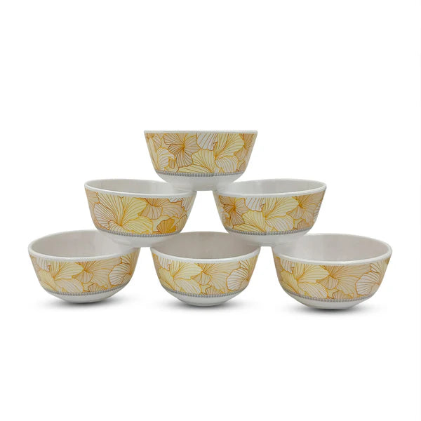 SUPERWARE | Pure Melamine |BOWL| Katori - Flore (3.5") |  Stain Free, Glazed Finish