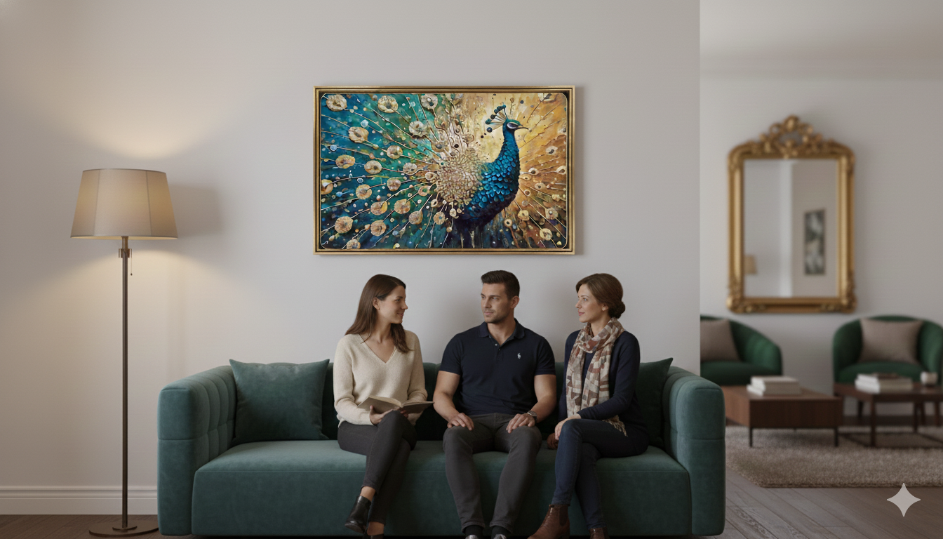 Framed Artwork: A Glimpse of Devotion 19*29