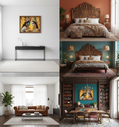 Frame in a Modern Office Setting/19*29 RADHEKRISHNA