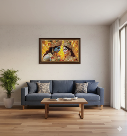 Frame in a Modern Office Setting/19*29 RADHEKRISHNA