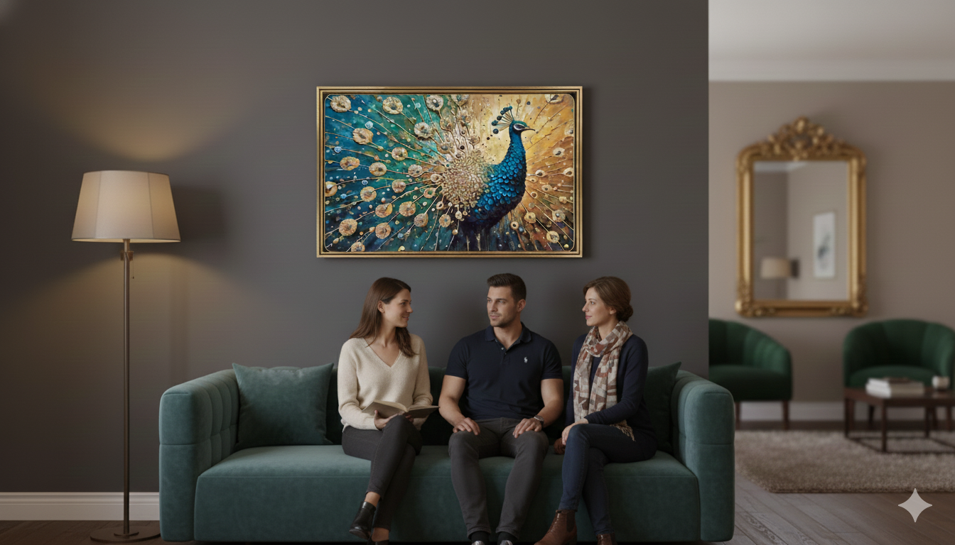 Framed Artwork: A Glimpse of Devotion 19*29