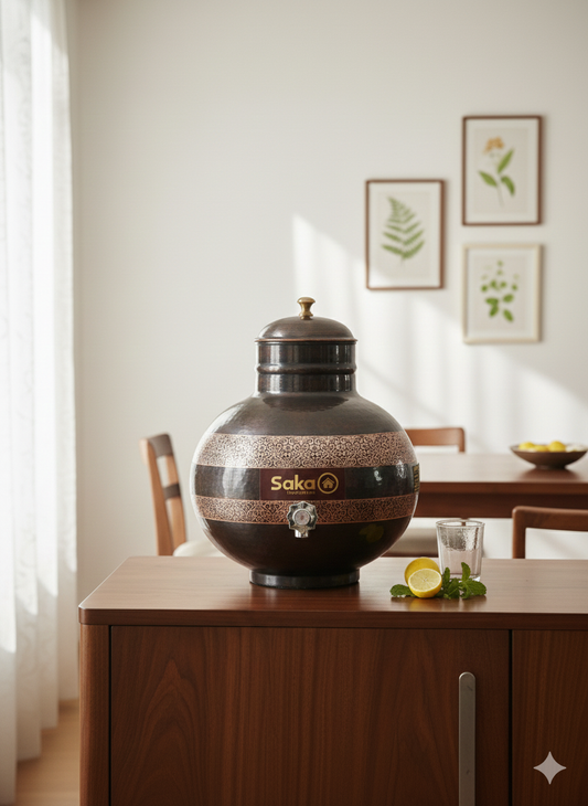 Wellness & Elegance: 14-Liter Pure Copper Water Dispenser