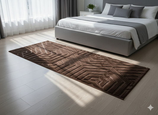 Natural Organic Cotton Bath Mat Rug, , Plush, Soft, Quick-Drying, Moisture-Wicking Rug Bathmat (Grey)