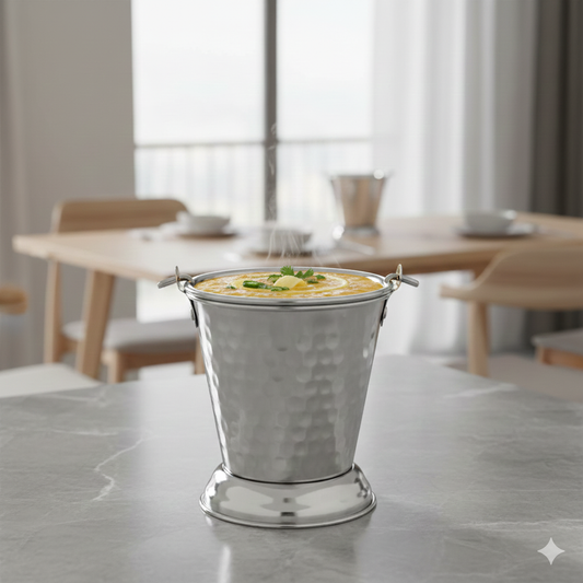 Heavy-Duty Stainless Steel Utility Bucket