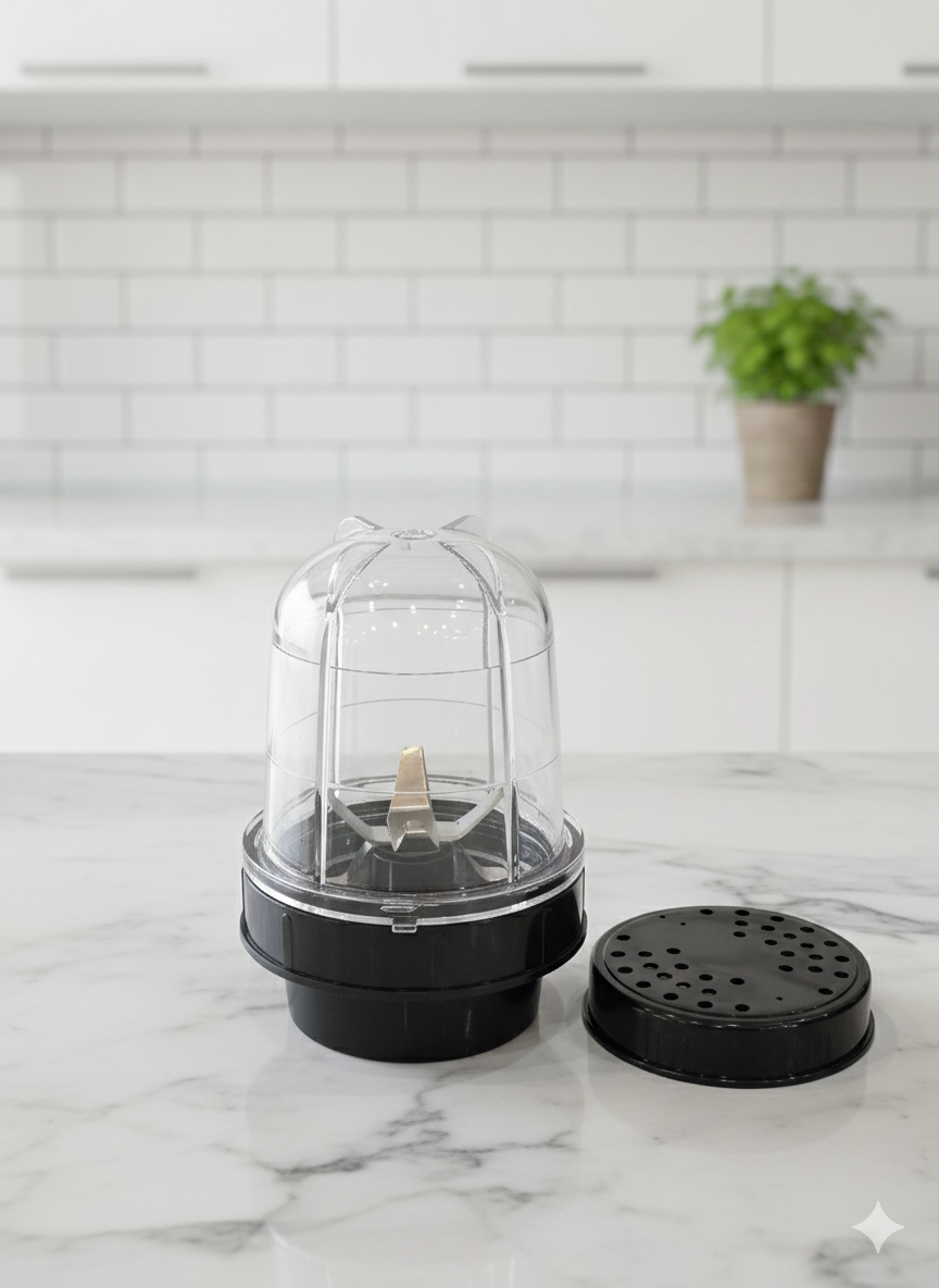 Juicer Jar 350ml for Mixer Grinder – Perfect for Shakes, Juices & Grinding – BPA-Free, Compact & Easy to Clean, Compatible with Most Blenders