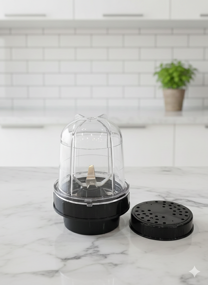 Juicer Jar 350ml for Mixer Grinder – Perfect for Shakes, Juices & Grinding – BPA-Free, Compact & Easy to Clean, Compatible with Most Blenders