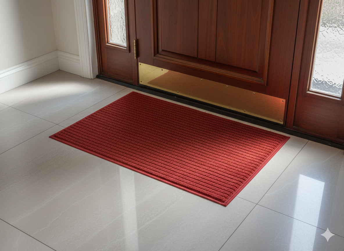 Classic Ribbed Coir-Style Door Mat /ROUGH/STRONG/LONGLAST