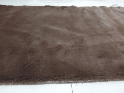 Home Rabbit Fur Soild Runner Super Soft, Anti-Slip, Washable, Rectangle, for Livingroom Rug, in Bedroom Bedside Runner/soft/very soft