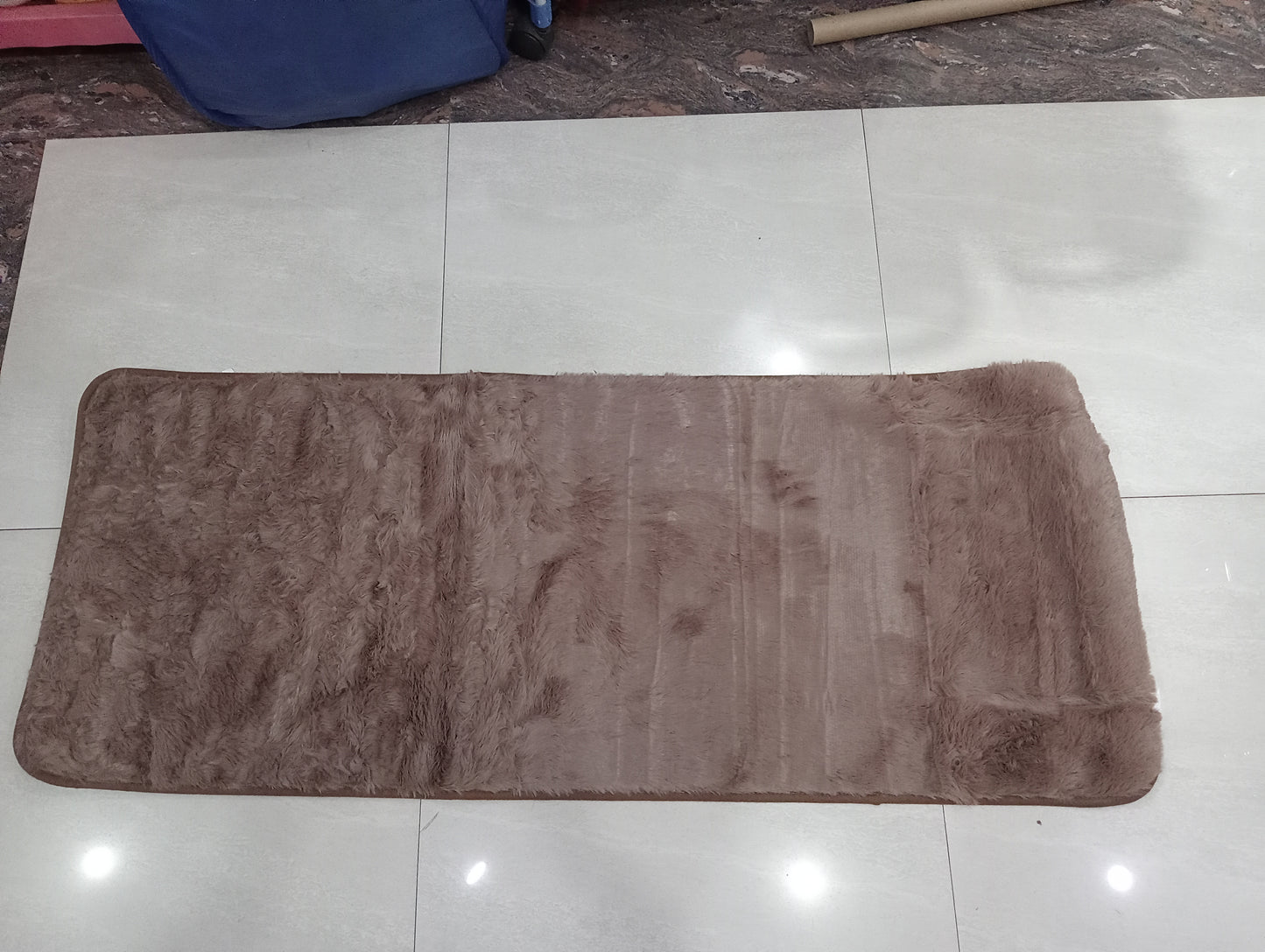 Home Rabbit Fur Soild Runner Super Soft, Anti-Slip, Washable, Rectangle, for Livingroom Rug, in Bedroom Bedside Runner/soft/very soft