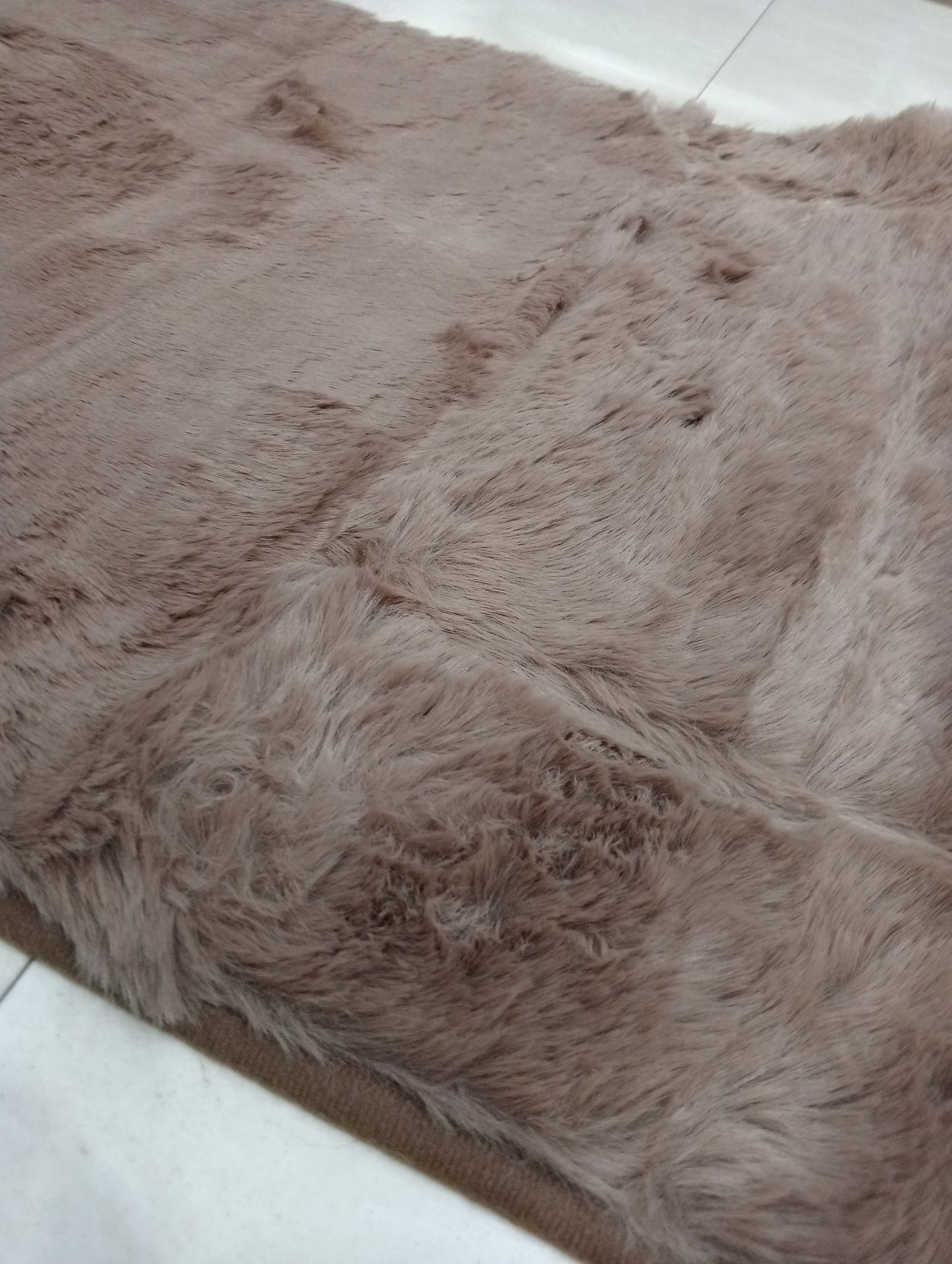 Home Rabbit Fur Soild Runner Super Soft, Anti-Slip, Washable, Rectangle, for Livingroom Rug, in Bedroom Bedside Runner/soft/very soft