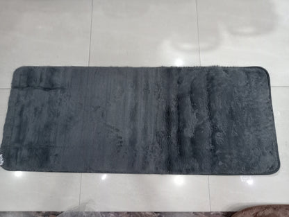 Home Rabbit Fur Soild Runner Super Soft, Anti-Slip, Washable, Rectangle, for Livingroom Rug, in Bedroom Bedside Runner/soft/very soft