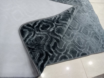 Anti-Skid Microfibre Bed Side Runner for Bedroom | Gentle & Soft Rugs for Living Area & Long Kitchen Runner for Floor