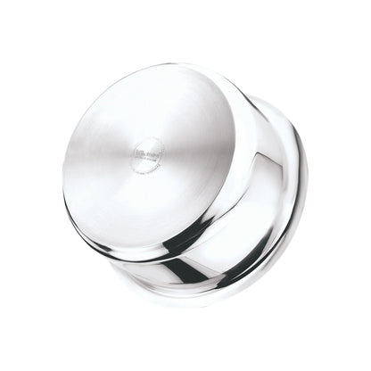 Vinod Stainless Steel, Sandwich Bottom, 3 pc Tope Set with Lids (Induction Friendly)