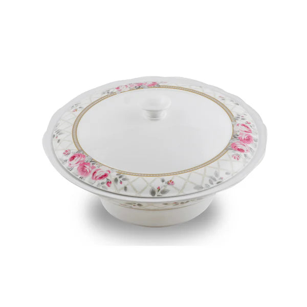 SUPERWARE | Pure melamine | Dinner Set - GARDENIA VICTORIAN | Set Of 38 Pcs. | Stain Free, Glazed Finish