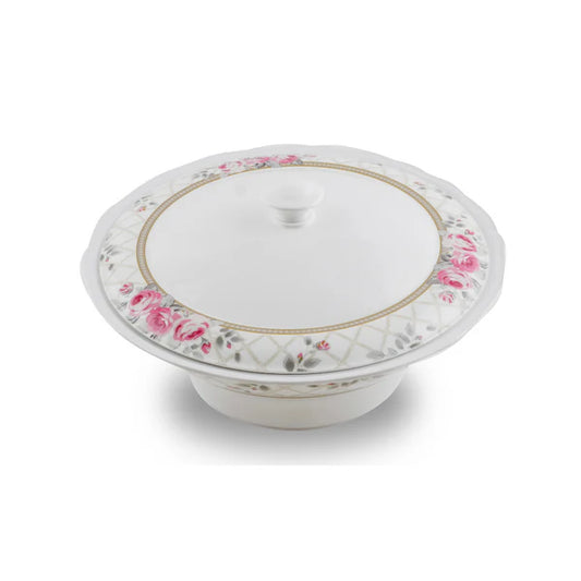 SUPERWARE | Pure melamine | Dinner Set - GARDENIA VICTORIAN | Set Of 38 Pcs. | Stain Free, Glazed Finish