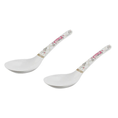 SUPERWARE | Pure melamine | Dinner Set - GARDENIA VICTORIAN | Set Of 38 Pcs. | Stain Free, Glazed Finish